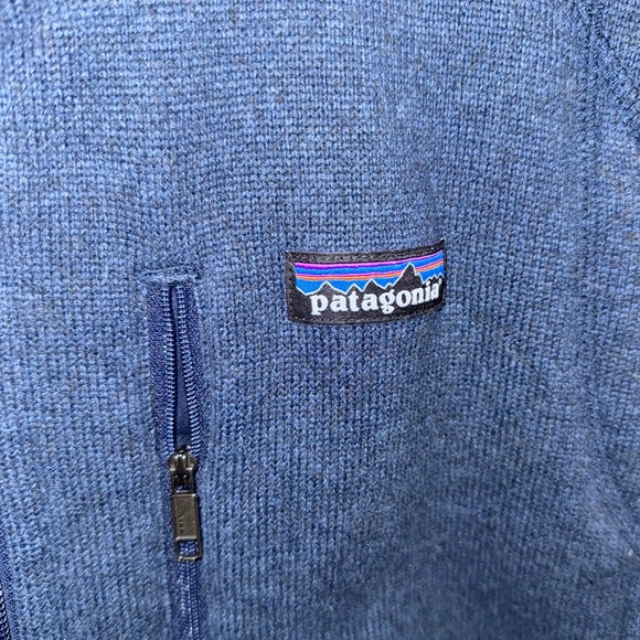 Patagonia Better Sweater Men’s Vest Navy Blue - Picture 2 of 5